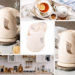 Чайник Пластиковий 1.0L Adler AD 08 бежевий