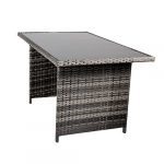 Комплект садових меблів з техноратангу із 4 предметів VELACO Toledo сірий - Зображення 4