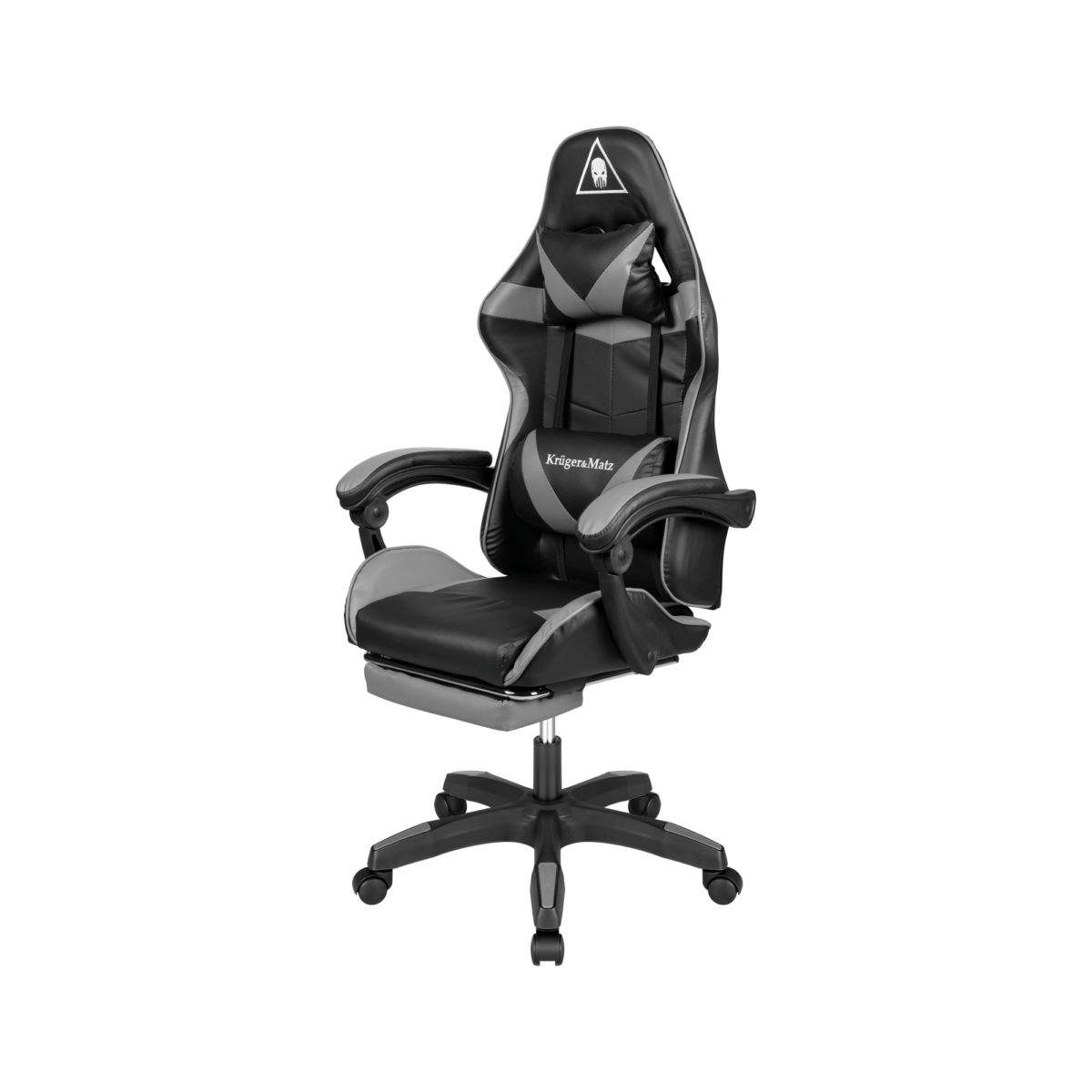 Ігрове Геймерське Крісло Kruger&Matz GX-150 чорно-сірий KM0790-G