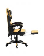Геймерське крісло Huzaro Force 3.7 тканинне чорно-жовте - Зображення 5