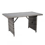 Комплект садових меблів з техноратангу із 4 предметів VELACO Toledo сірий - Зображення 3