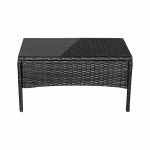 Комплект садових меблів TEESA ROSE TSA9008 чорний - Зображення 2