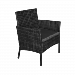 Комплект садових меблів TEESA ROSE TSA9008 чорний - Зображення 3