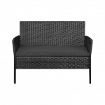 Комплект садових меблів TEESA ROSE TSA9008 чорний - Зображення 4