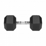 Гантель чавунна прогумована Rebel Active RBA-2325-17.5 HEX 17.5кг - Зображення 2