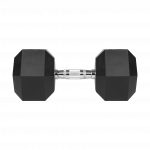 Гантель чавунна прогумована HEX 27,5 кг Rebel Active RBA-2325-27.5 - Зображення 2