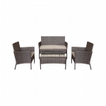 Комплект садових меблів TEESA ROSE TSA9009 коричневий