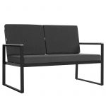 Комплект садових меблів із 4 предметів VELACO CARTER-BL-WD2 чорний - Зображення 2