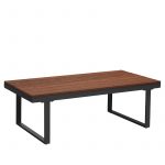 Комплект садових меблів із 5 предметів VELACO TOBA-BL-WD1 з чорного металу - Зображення 7