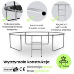 Батут з зовнішньою сіткою Sider 312 см FT 10 304-312 см - Зображення 5