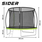 Батут з внутрішньою сіткою Sider 312 см 10FT 304-312см - Зображення 5