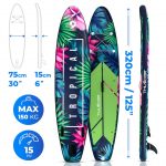 SUP-Дошка Thunder TROPI SUP 320см САП-дошка - Зображення 2