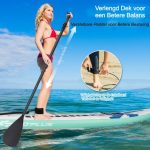 Дошка SUP для серфінгу Costway SP37554-M 320см Висока стабільність та комфорт для активного відпочинку на воді - Зображення 5
