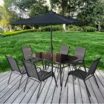 Комплект садових меблів із 8 предметів Velaco ALBENA-GR сірий - Зображення 3