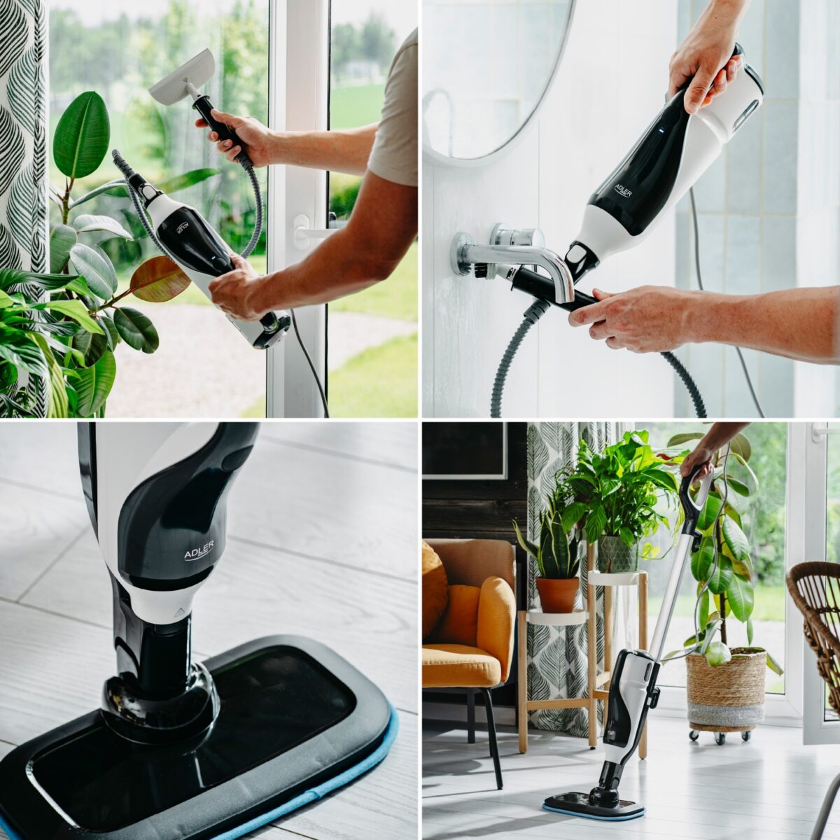 Універсальна парова швабра Adler AD 7072 2в1 1300-1500 Вт - Зображення 19