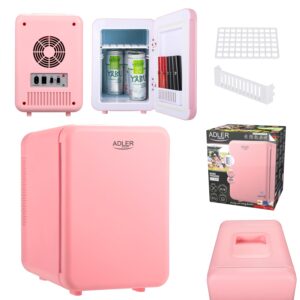 Міні-холодильник Adler AD 8084 4л 36-42Вт 12-220В Рожевий