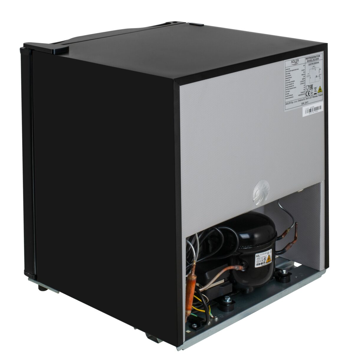 Окремостоячий підстільний Холодильник Adler AD 8096 Black 45L 6-ступінчасте регулювання
