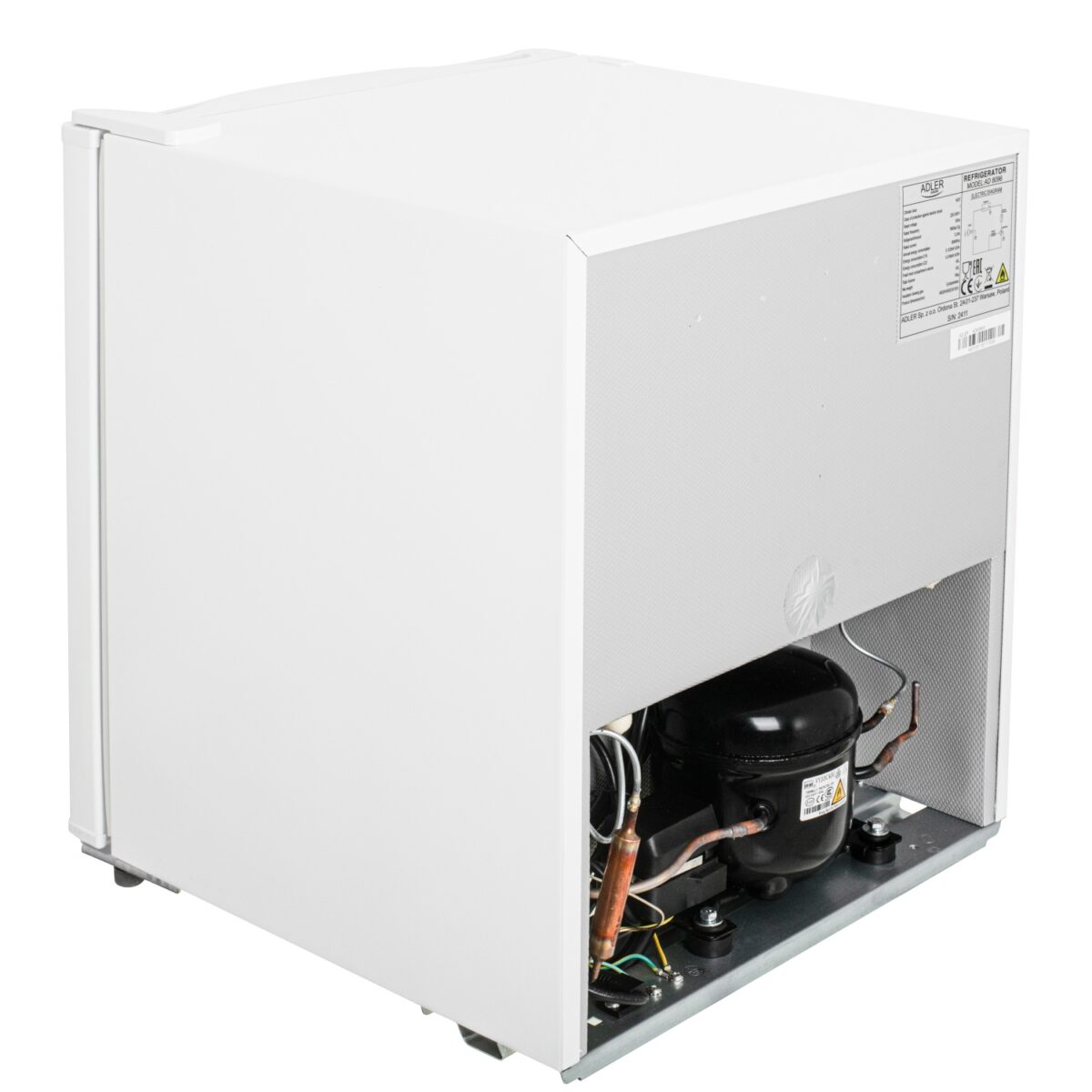 Окремостоячий підстільний Холодильник Adler AD 8096 white 45л 6-ступінчасте регулювання