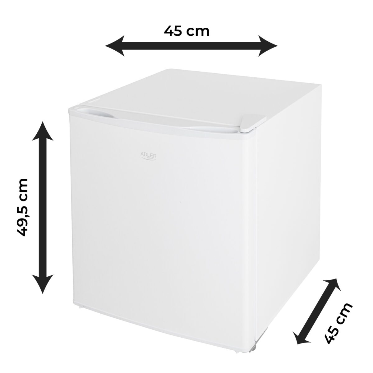 Окремостоячий підстільний Холодильник Adler AD 8096 white 45л 6-ступінчасте регулювання - Зображення 3