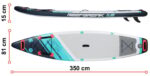 SUP-дошка для серфінгу Neo-Sport 170302 Reefbreak 350 x 81 x 15 см - Зображення 9