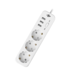 Мережевий фільтр подовжувач (переноска) PREMIUM LogicPower LP-X3 USB 2 м White (2200 Вт) - Зображення 3