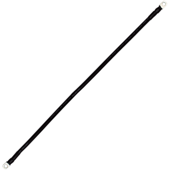 Провід мідний для з'єднання АКБ 25 кв. мм – 100 см (з клемами) чорний