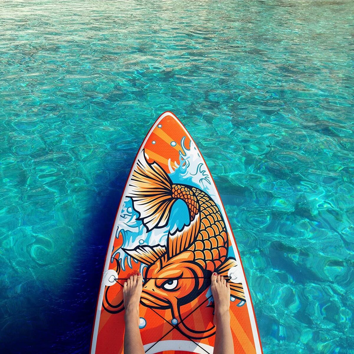 SUP-дошка для серфінгу FunWater KOI GALAXIA 350 см рюкзак 3 ласти - Зображення 6