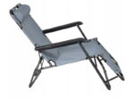 Шезлонг пляжний лежак розкладний ADGO ADG.I-H253 gray - Зображення 2