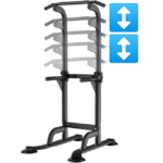 Регульований турнік для підтягувань NN HSD100 з ручками 187-227см - Зображення 4