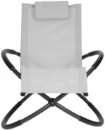 Шезлонг Nuforma 04K KJL01AOSZ алюмінієвий чорний - Зображення 2