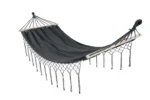 Гамак підвісний Focus Garden HAWAII 005797 280x100 смDark з бахромою Grey - Зображення 2