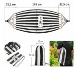 Садовий Гамак 260x150см KRUMAD КМ 1 200кг - Зображення 2