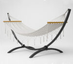 Садовий гамак K-Sport з каркасом бежевий