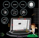 Футбольні ворота портативні GALAXIA 240 x 160 x 85 см - Зображення 3