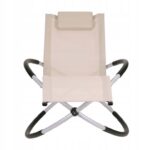 Шезлонг чорний алюмінієвий Nuforma 04K KJL01AOBE навантаження до 150 кг - Зображення 2