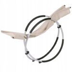 Шезлонг чорний алюмінієвий Nuforma 04K KJL01AOBE навантаження до 150 кг - Зображення 3