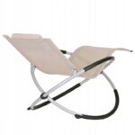 Шезлонг чорний алюмінієвий Nuforma 04K KJL01AOBE навантаження до 150 кг - Зображення 4