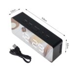 Годинник - будильник Adler AD 1189 black 3xAAA або USB