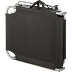 Шезлонг Outtec О-42045 для відпочинку на природі та в саду металевий чорний - Зображення 7