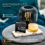 Годинник - будильник Camry CR 1150 black LED 3хAAA або USB
