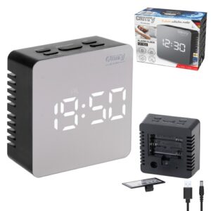 Годинник - будильник Camry CR 1150 black LED 3хAAA або USB