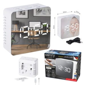 Годинник - будильник Camry CR 1150 white LED 3хAAA або USB