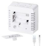 Годинник - будильник Camry CR 1150 white LED 3хAAA або USB