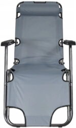Шезлонг пляжний лежак розкладний ADGO ADG.I-H253 gray - Зображення 3
