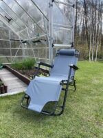 Шезлонг пляжний лежак розкладний ADGO ADG.I-H253 gray - Зображення 6