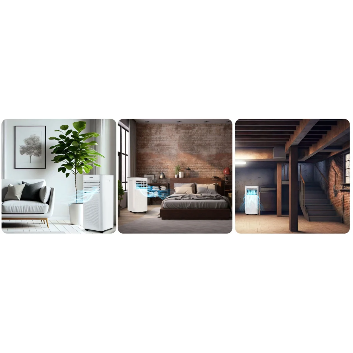 Портативний міні-кондиціонер Berdsen BD-582 9000 BTU для дому та офісу 16-32°C - Зображення 6