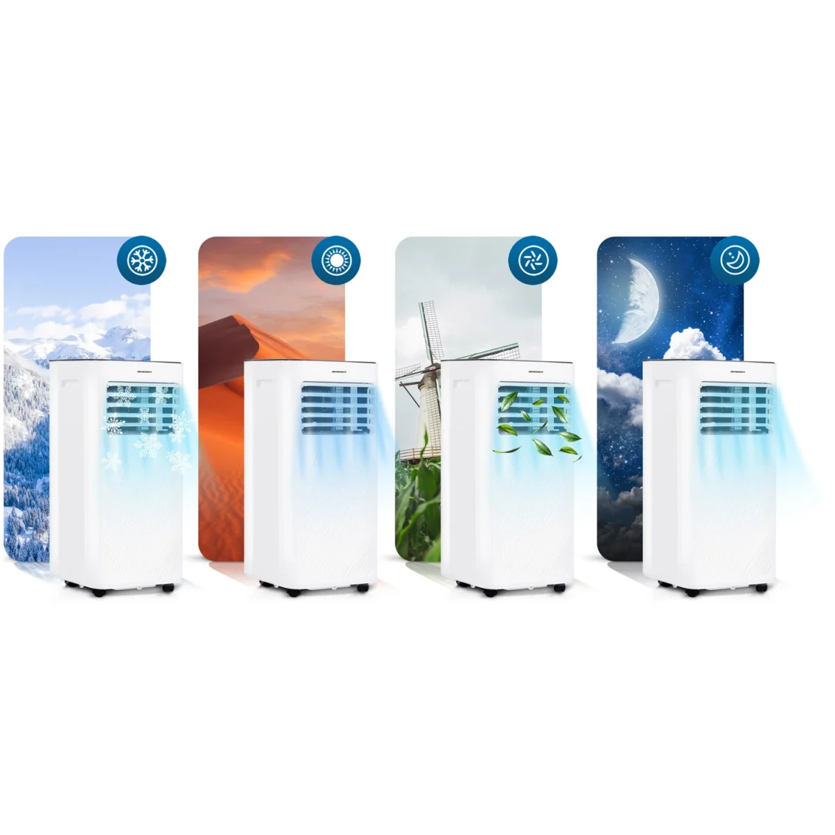 Портативний міні-кондиціонер Berdsen BD-582 9000 BTU для дому та офісу 16-32°C - Зображення 7