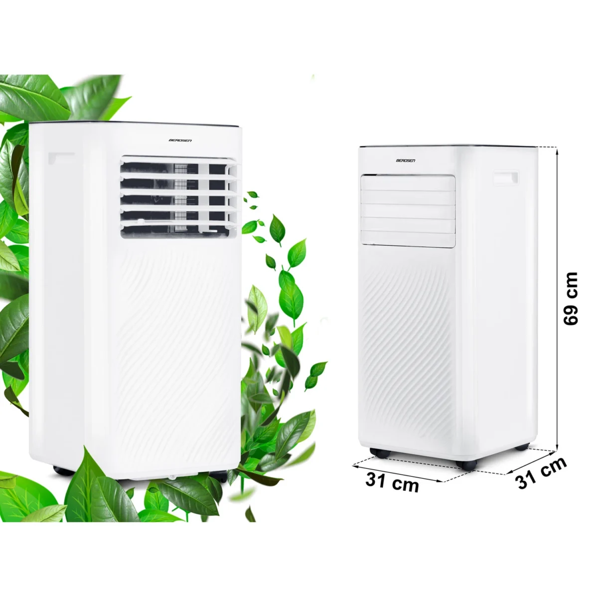 Портативний міні-кондиціонер Berdsen BD-582 9000 BTU для дому та офісу 16-32°C - Зображення 8