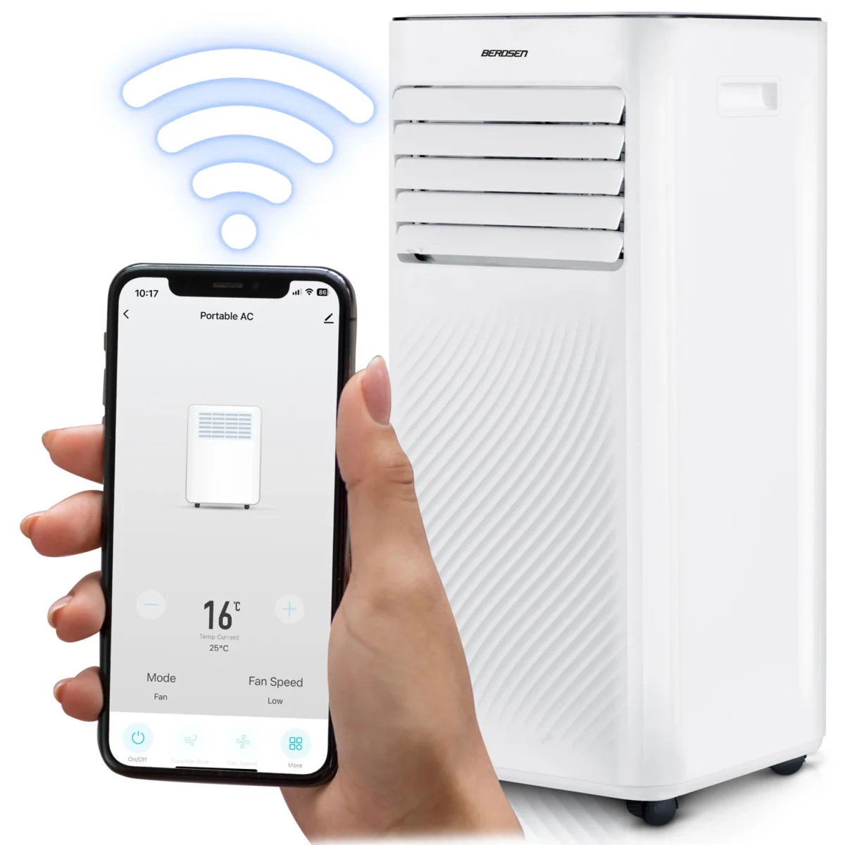 Портативний міні-кондиціонер Berdsen BD-582 9000 BTU для дому та офісу 16-32°C - Зображення 11