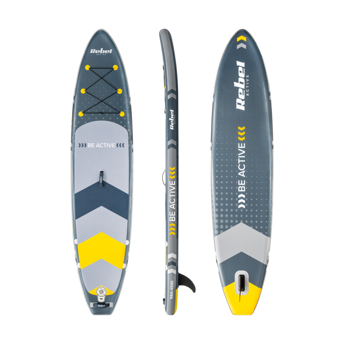 Надувна SUP-дошка для серфінгу REBEL ACTIVE РБА-4500 350х81см навантаження до 154кг - Зображення 2